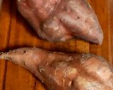 Hình bước làm 1 của món Khoai lang nướng lò thyme