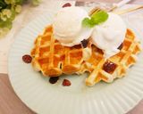 A picture of step 4 of No-Knead Croissant Waffles – Popular Korean Dessert.