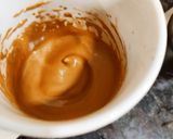 A picture of step 1 of Dalgona Coffee Cake.