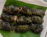 Hình bước làm 3 của món Chả lá xương sông