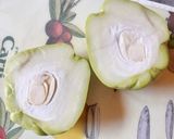 Hình bước làm 1 của món Su Su Xào Dầu Hào