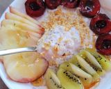 صورة لخطوة 2 من وصفة بودينغ الشيا بالزبادي والفواكه 🍒🍒