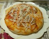 Foto langkah ke 3 dari resep Roti Pizza tanpa ulen.