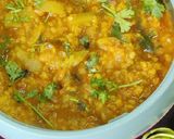 लौकी मूंग दाल की सब्जी (lauki moong dal ki sabzi recipe in Hindi) रेसिपी चरण 3 फोटो