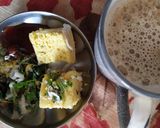 A picture of step 6 of Wow dhoklas made by my wifes Telugu friend.