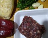 Foto del paso 1 de la receta: ALCAUCILES RELLENOS con carne, arroz y verduras