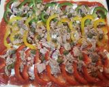 Foto del paso 7 de la receta Pizza a los tres pimientos