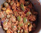 A picture of step 2 of Gunda Mango Pickle.