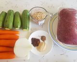 Foto del paso 1 de la receta: Bistecs de carne molida y verdura