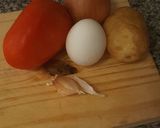 Foto del paso 1 de la receta: Tortilla con lo que tenía en la heladera