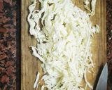 Foto del paso 1 de la receta: Ensalada de repollo y durazno