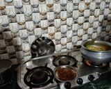 A picture of step 5 of Chana Dal Pulao.