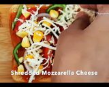 A picture of step 3 of Bread Pizza.