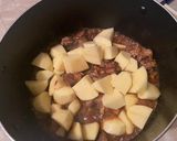 A picture of step 3 of Beef Biryani 🍛.