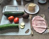 Sajtos cukkini tekercs (lisztmentes) recept fázis 1 fotója