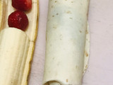 Kebab pisang coklat