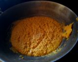 A picture of step 2 of Besan laddu.