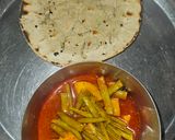 A picture of step 4 of Guvar batata.