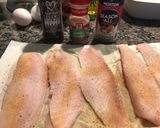 Foto del paso 1 de la receta: Tilapia empanizada con ensalada fresca