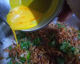 A picture of step 10 of Kache chicken ki biryani.