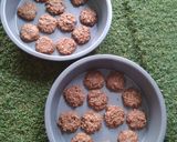 Foto langkah ke 4 dari resep Choco Oatmeal Cookies.