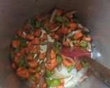 A picture of step 2 of Cabbage soup.