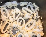 A picture of step 3 of Fideuà in Cosori Air Fryer.