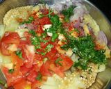 A picture of step 5 of Baingan chokha.