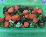 A picture of step 3 of Easy and Quick Steamed Broccoli in Lekue Case.