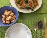 Foto del paso 7 de la receta: Wok de Verduras con Fideos de arroz y salmón
