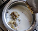 A picture of step 3 of Sweet potato basundi.
