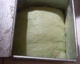 Foto langkah ke 4 dari resep Roti tawar pandan kukus tanpa mixer, tanpa ulen, tanpa telur.
