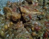A picture of step 6 of Ishtoo or stew.