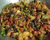 A picture of step 5 of Mix veg Chatpati.