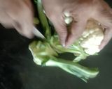 A picture of step 1 of Restaurant style tasty crispy yummy cauliflower Manchurian.
