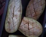 Foto del paso 1 de la receta Berenjenas rellenas de carne picada y tomate