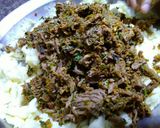 A picture of step 4 of Beef Resha Kebab.