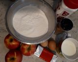 Foto del paso 1 de la receta: Torta de manzana sin batido