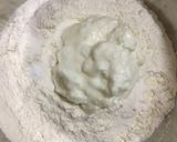 A picture of step 1 of Chur chur Naan.