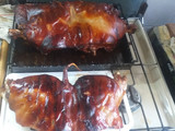 Lechón al horno para Navidad