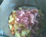 Foto del paso 1 de la receta: Cerdo con papas