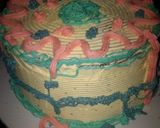 A picture of step 13 of Red Velvet and chocolate cake.