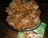 Foto del paso 1 de la receta: Pechuga al horno con limón y óregano a la bolsa con papas