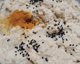 A picture of step 2 of Bengal Gram Dal Fritters Curry.