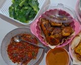 Foto langkah ke 5 dari resep Ayam Goreng Bacem Sambal Pecak.