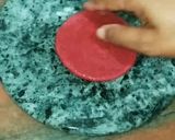 A picture of step 7 of Stuff beetroot poori.