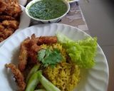 รูปขั้นตอนการทำที่ 5 ของ ข้าวหมกเห็ดฟางทอด(เจ)
