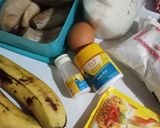 Foto langkah ke 1 dari resep Kue pisang kukus.