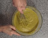 A picture of step 4 of Pistachio Caprese Cake.
