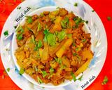 ग्वार फली आलू की सब्जी (guar phalli aloo ki sabzi recipe in Hindi) रेसिपी चरण 5 फोटो